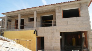 New house from road