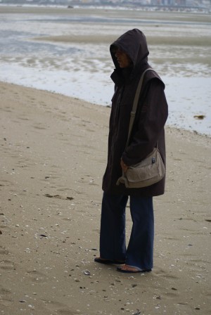 Lynn in the rain