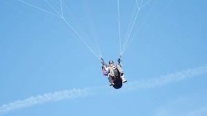 Tom flying